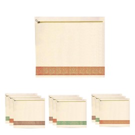 Mayatra's Organic Saree Storage Bags -100% Cotton Wardrobe Organizer For Storage - Saree Bag For Clothes Storage With Zipper -Saree Bag for Clothing Store (14 * 16 inches) (Pack Of 10)