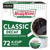 Krispy Kreme Classic Decaf, Single-Serve Keurig K-Cup Pods, Medium Roast