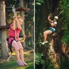 Azarxis 30 kN Zipline Pulley 6700LBS Zip Line Tandem Dual