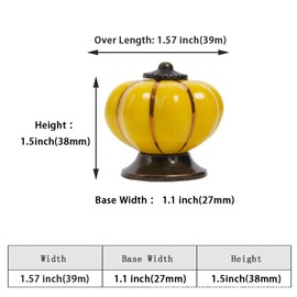 LUTAKU Craft Trade Dresser Knobs for Cupboards and Drawers - Assorted Ceramic Handles for Kitchen Cabinet Wardrobe Decorative Furniture Hardware Multicolor 12 Pack (04)