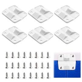 Coolers Replacement Hinges,Hinges kit for Colemans Coolers 5226, 5227B, 5278 and MoreCoolers Hinges with 24 Screws,Compatible with Coleman Coolers 5253 6262 6270 Cooler Hinges Replacement (3 Pairs)