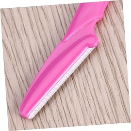 2pcs Facial Hair Remover Spring Tool Set with Eyebrow Razor for Women Pink for Forehead Cheeks Upper Lip and Chin Hair Removal