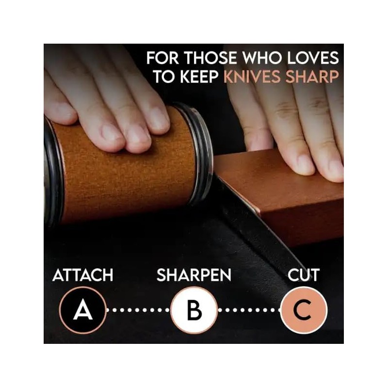 Rolling Knife Sharpener,Knife Sharpening with Diamonds Suitable for Kinds of