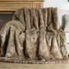 OMERAI Faux Fur Blanket, Ultra Soft Luxury Fuzzy Throw Blanket,