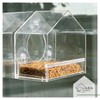 WILDLIFE HOME Window Feeder for Wild Birds, Transparent with Removable