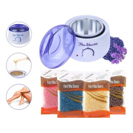 Kit Cera Española 400grs + Calentador De De Cera, Depilación