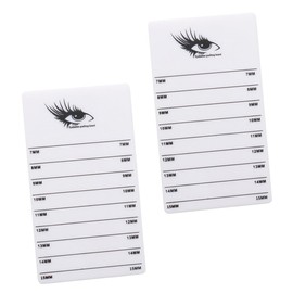 TOVINANNA 2pcs Acrylic Lash Display Boards Eyelash Storage Organizers Smooth Edges for Easy Application Beauty Salons and Home Use