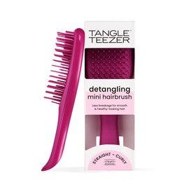 Tangle Teezer Ultimate Detangler Small - For Wet & Dry Hair - Detangling Brush for All Hair Types - Perfect Hair Brush for Kids & Travel - Raspberry Pink