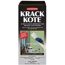 Abatron Krack Kote - Drywall and Plaster Repair Kit with Acrylic Emulsion and Polyester Mesh - Drywall Patch Kit for Cracks in Indoor Surfaces