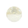 john masters organics round mini comb shell