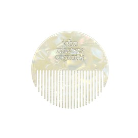 john masters organics round mini comb shell