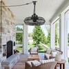 Ofenrd Outdoor Ceiling Fan with Remote & APP Control, IP44