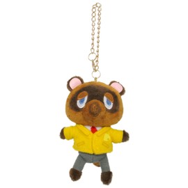 SAN-EI DM03 Animal Crossing All Star Collection Tanukichi Plush Mascot, W 3.0 x D 3.5 x H 4.3 inches (7.5 x 9 x 11 cm)