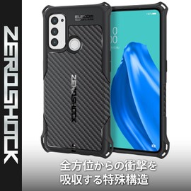 Elecom OPPO Reno5 A Soft Case ZEROSHOCK Grip Black PMWO212ZEROGBK