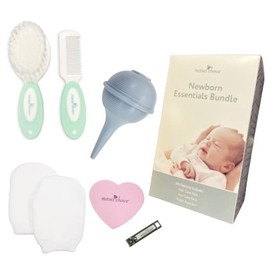 Newborn Essentials Kit (Basic Includes Nail Care Pack, Hair Care Pack and Nasal Aspirator) by Nurses Choice (Basic, Gender Neutral)