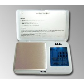 G&G TS100g/0.01g Including 100g Calibration Weight, Pocket Scales, Digital Scales, Coin Scales, Gold Scales (White, 100g x 0.01g Including Calibration Weight)