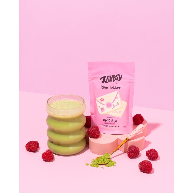 Teapsy "Love Letter" Raspberry Matcha | Ceremonial Grade | 20