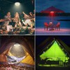 LUXSWAY Umbrella Lights Battery Operated,12 Color Changing Outdoor Patio Umbrella