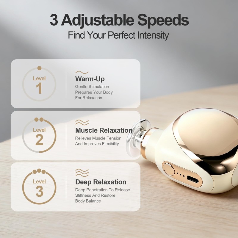 Super Mini Massage Gun Deep Tissue, Percussion Muscle Massager for