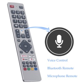 ALLIMITY Voice Remote Control Replacement for Sharp Aquos 4K TV 40BJ3KA 40BL2KA 40BL3IA 40BL3KA 50BL2IA 50BL2KA 50BL3KA 50BL5EA 50BL5KA 55BL2KA 55BL3EA 55BL3KA 55BL5KA 65BJ3KA 65BL2KA 65BL5KA