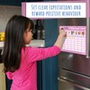 Amonev Children's Magnetic Behaviour Reward Chart. Magnetic Sticker Chart. Reusable