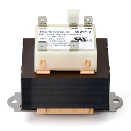 Criditpid Air Conditioner HVAC Furnace Transformer Replacement for Luxaire York Coleman S1-02518452700, Tyco Electronics 4000-09E07AE15, 40VA 208/240V to 24V Transformer with Terminals