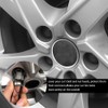 TXErfolg 40 Pieces Wheel Bolt Caps 17mm Universal Tyre Nut