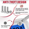 Heavy-Duty No-Drill Front License Plate Bracket – Anti-Theft License Plate