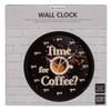 Out of the blue Time for Coffee Wall Clock