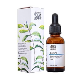 bienestar NEEM ERFRE Serum de Ácido Hialurónico al 1.5% + Coenzima Q10 + Escualano + extracto de orquídea | 93% ingredientes de origen natural | Hidrata y revitaliza tu piel, rápida absorción 30ml (Inidividual)