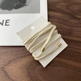 EZ PEACH Women's Hair Accessories, Popular, Wire Pony Hairwire, Arrangement Wire, Hair Elastic, Mature Style, Simple, Stylish, Pack of 2 (C)