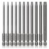 Torx Bit Set Hakkin 11Pcs 100mm Long Torx Bits Tamper