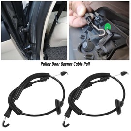 The Lord of the Tools 2Pcs Door Handle Cable Replacement 3U0837085 3B0837085E Compatible with VW Passat B5 1996-2005 Door Lock Latch Bowden Cable Car Accessories