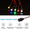 PATIKIL 12mm Red Signal Indicator Lights, 10 Pack AC/DC 110-220V