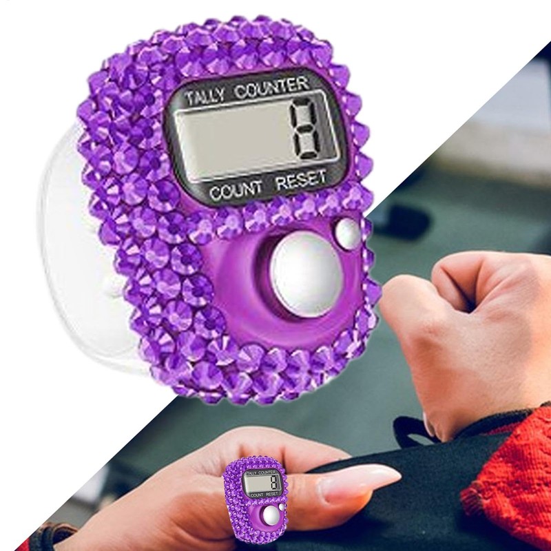 Electronic Finger Counter - LCD Display Counting Clicker | Resettable