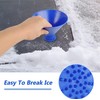 sunnilly Ice Scraper Car Round, 2 Pieces Car Ice Scraper,