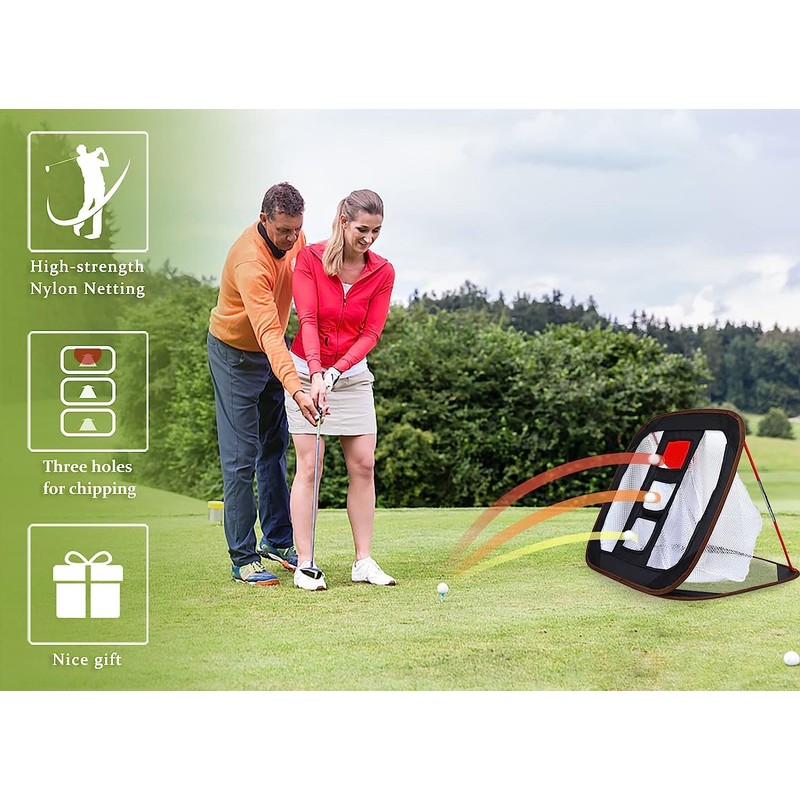 Kapler Golf Chipping Net Golf Chipping Practice Net in Garden