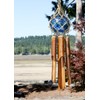 Cohasset 270 Glass Ball Wind Chime, 6-Inch, Full Blue