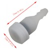 CHENJIN Fuel Line Vent Breather 10PCS White Plastic Fuel Line