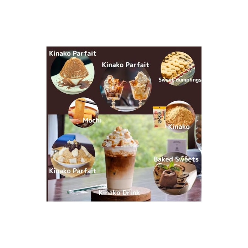 Kinako Powder - Japanese Roasted Soybean Flour - 500g