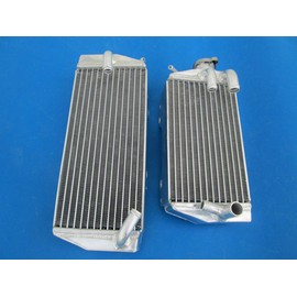 Aluminum radiator & hose for Suzuki RMZ450 RMZ 450 2005 05 (YELLOW)