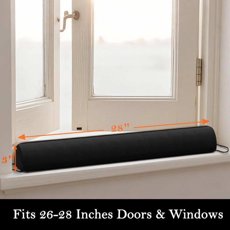 Sunolga 28" Door Draft Stopper Blocks Hot and Cold Air