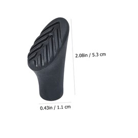 Sosoport Trekking Pole Tip Protectors 4 Pack Universal Fit Anti Hiking Pole Tips