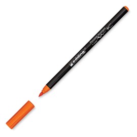 Edding 4200 Series Porcelain Brush Pen - Orange