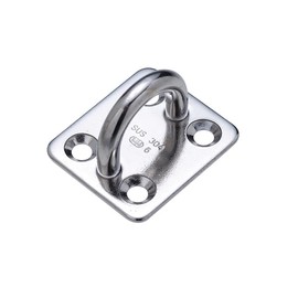 Mizumoto Stainless Steel Eye Plate, 2.1 x 3.0 inches (54 x 75 mm), IP12