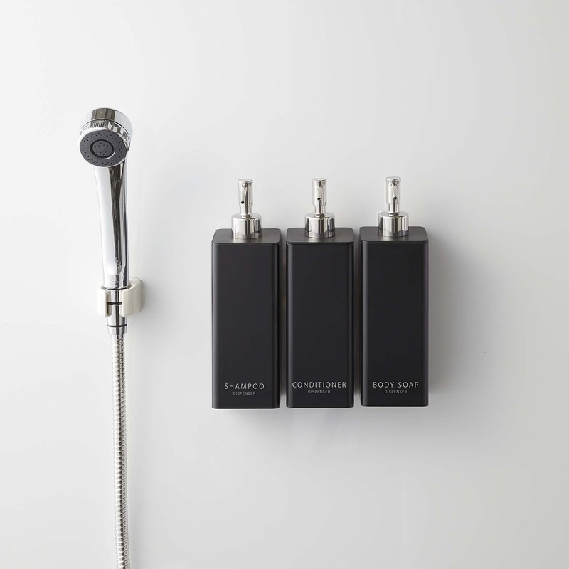 Yamazaki Industries 5363 Film Hook Two-Way Dispenser, Conditioner, Black, (W
