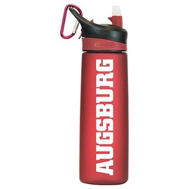 Augsburg Tritan Plastic Frosted Sport Water Bottle, Design-2 - Burgundy