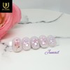 Flower Cheek Handmade Nail Tips - Long Round Square /