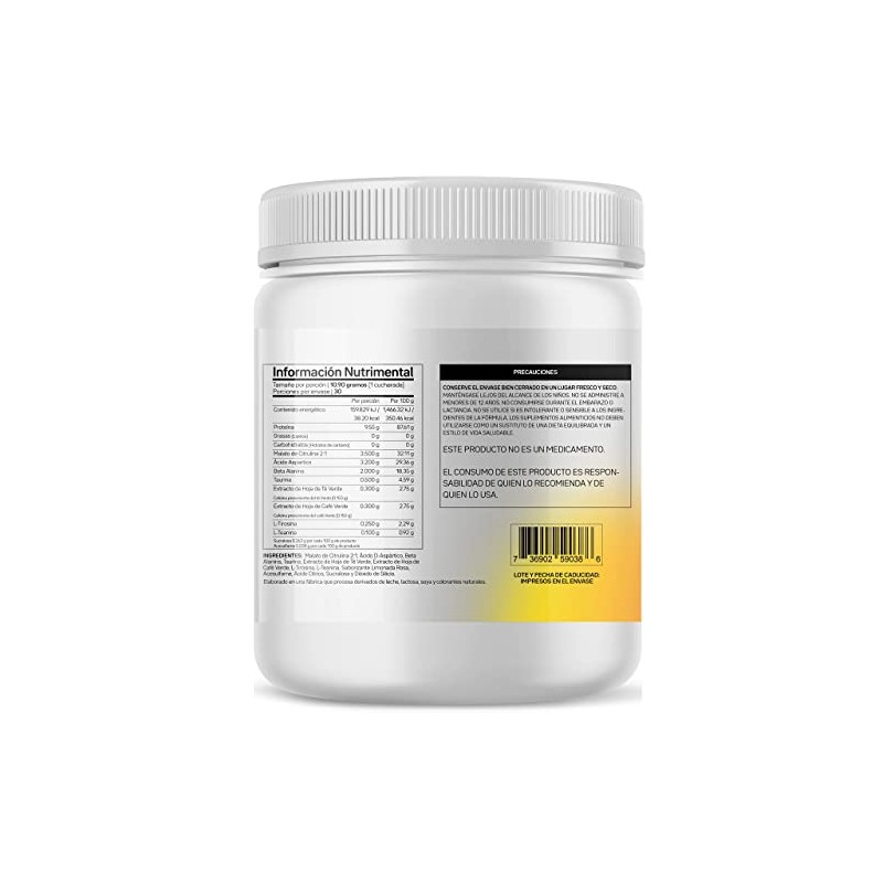 Primetech Nutrition Pre Entreno PRE-XPLODE, Sabor Limón