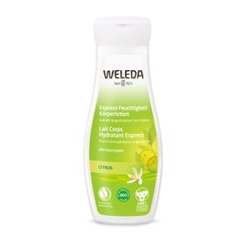 WELEDA Citrus Body Milk N, 6.8 fl oz (200 ml), Refreshing Full Body Lotion, Refreshing Citrus Scent, Naturally Derived Ingredients, Organic Body Cream